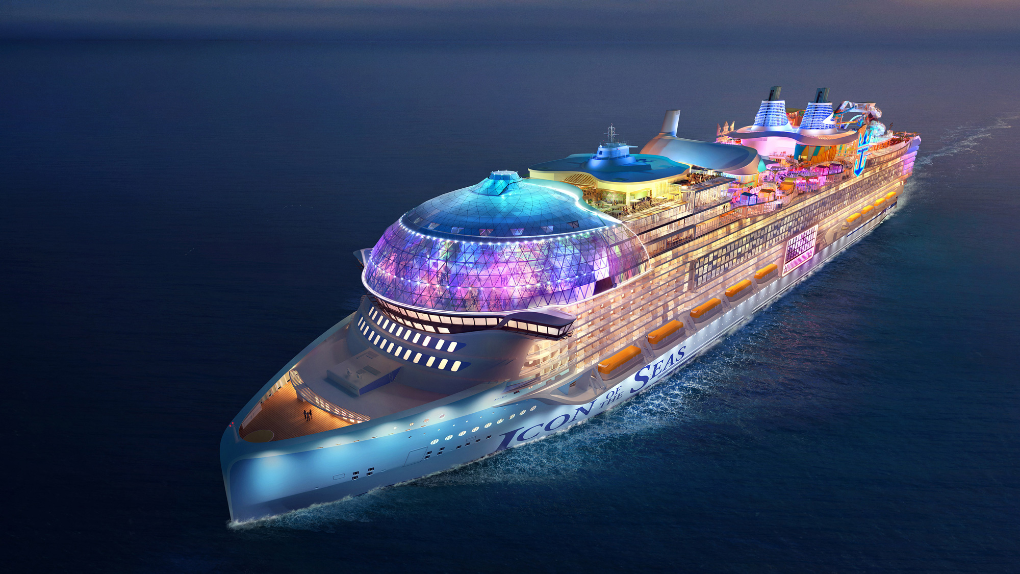 El “Icon of the Seas” de Royal Caribbean, puesto a flote con éxito en